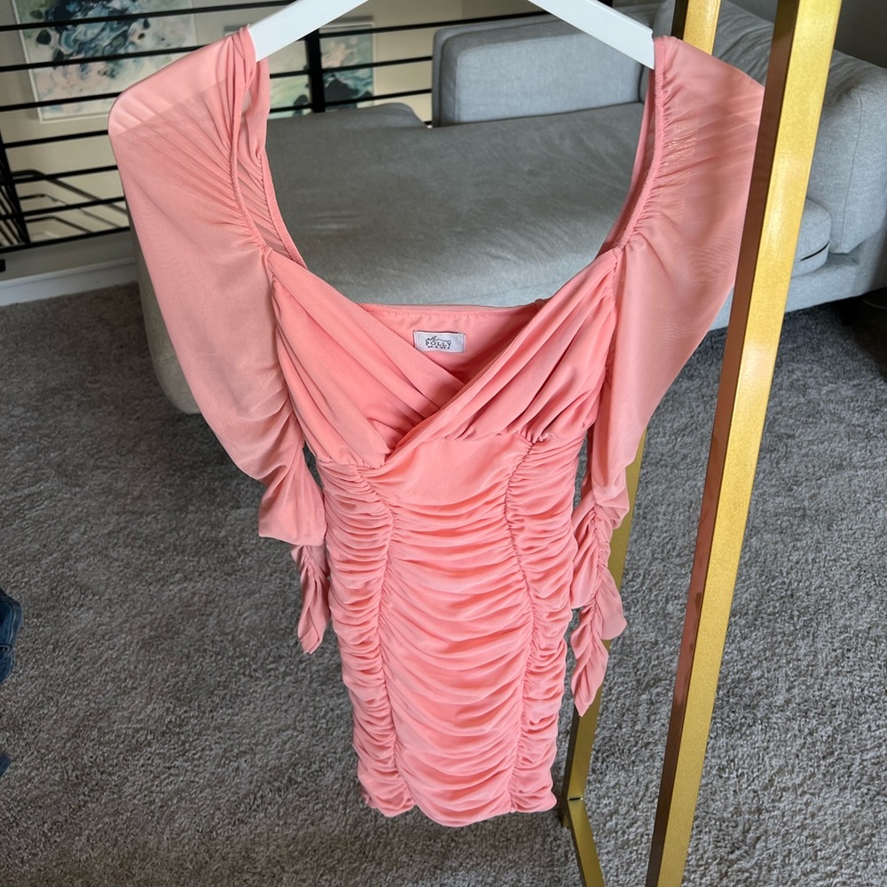 Elegant pink dress